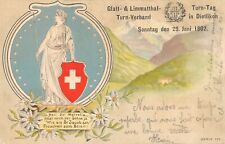 CPA SUISSE TURN TAG IN DIETLIKON SMOOTH LIMMATTHAL TURN BAND 1902  picture