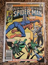 Spectacular Spider-Man #75 Newsstand Giant Issue Black Cat 1983 Marvel Comics FN picture