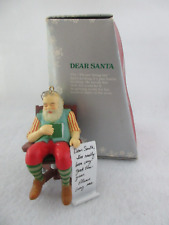 Dear Santa 1982 Enesco Treasury Of Christmas Ornament #E-6959 picture