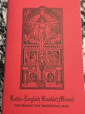 Latin-English Booklet Mass missal For Praying The Traditional Mass picture