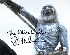 Ross Mullan White Walker GOT Signed 8x10 Photo BAS (GRAD COLLECTION) picture