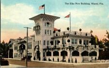 1910, ELKS BLDG. MIAMI, FL. POSTCARD. S23 picture