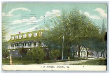 1910 The Tremont Exterior Clouds Tree Orlando Florida FL Posted Vintage Postcard picture