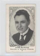1921 American Caramel Movie Actors and Actresses Eighty Back John Bowers #77 0f3 picture