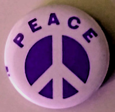 PEACE - 1965  Anti War button with Peace Symbol - SDS Organized DC Demonstration picture