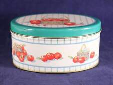New Vintage Old Stock Oval Apple Muffin Collector's Tin (5 1/2