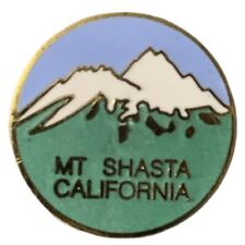 Vintage Mount Shasta California Scenic Travel Souvenir Pin picture