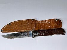 Vintage German Made Whale Hunting Knife With Leather Sheath Whale Knife Germany picture