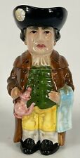 Vintage Beer Stein Colonial Man Figural Character Lidded Hachiya Brothers  picture