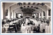 BYRON HARMON RPPC DINING ROOM CHATEAU INTERIOR LAKE LOUISE CANADIAN PACIFIC RR picture