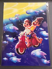 Disney WonderGround 2024 Dreamy Ride By June Kim 5x7 Postcard picture