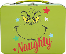 Bioworld the Grinch Naughty and Nice Large Tin Tote picture