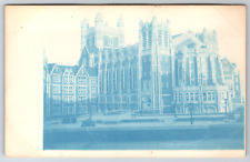 c1910s RPPC Cyanotype City College New York Antique Postcard picture