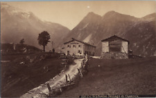 Switzerland, Passage de Chamonix, Col de la Forclaz, vintage print, ca.1880 Print vi picture