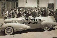 1936 CARY GRANT & CONSTANCE BENNETT ART DECO STREAMLINED BUICK PHOTO AUTOMOBILIA picture
