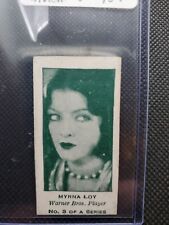 1929-1930 Peerless Myrna Loy W. T. Grant Co Back Warner Bros. #3 - Stamped picture