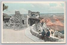 Postcard The Lookout, Grand Canyon Arizona, Posted 1921 picture