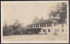 The Ark Hotel at Jaffrey NH RPPC postcard c 1940s woody wagon picture