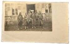 French 1st Battalion. Cyclist For Colonel. 1911 Real Photo Postcard picture