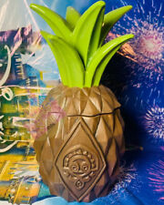 Walt DISNEY World Polynesian 50th Anniversary Pineapple Tiki Mug Lapu Lapu NEW picture