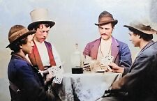 Amazing 1877 Billy the Kid PHOTO  on CANVAS Playing Cards William Bonney picture
