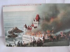 Antique Postcard Complete Destruction of Cliff House by Fire S. F. Set. 7, 1907 picture