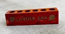 Vintage Cedar Wood Lipstick Bar Tiki Great Adventure picture