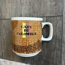 Vintage Rare Corona Cafe De Columbia Coffee Bean  Cup picture