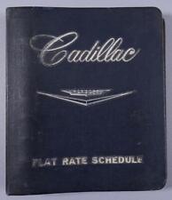 1961 & 62 Cadillac Flat Rate Schedule Revised 2-2-62 16 section in binder    top picture