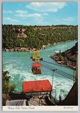 Transportation~Cable Car Ride Over Whirlpool Rapids~Gorge~Continental Postcard picture