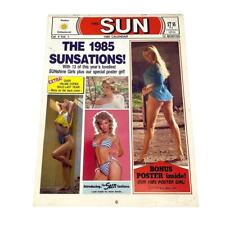 Vintage Toronto Sun Calendar The Sun Sunshine 1985 Pinup Poster Girls 1980s picture