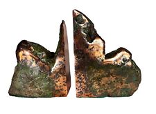 Polished Glacial Float Copper Rock, Michigan, Book Ends 28 lbs picture
