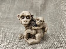Vintage Mommy And Baby Monkey.  Made In Mexico picture