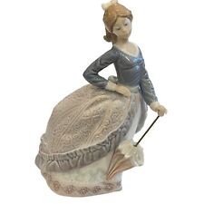 Lladro Evita 5212 Girl w/ Umbrella Porcelain Figurine Jose Puche 7