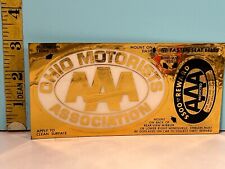 Cleveland Ohio AAA Automobile Club Gold windshield and Truck stickers. picture