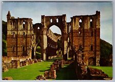 Postcard Ruins Rievaulx Abbey Church North Yorkshire Looking East   A 12 picture