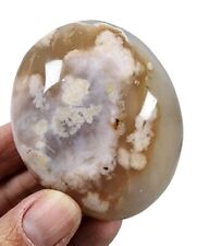 Flower Agate Palm Stone 98.5 grams. picture