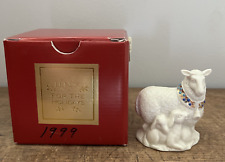 Lenox USA China Jewels Nativity Sheep Porcelain Figurine In Box ~ Christmas picture