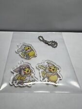 Pokemon Poncho Wearing Pikachu Mega Altaria Audino Acrylic Charm Key Chain picture