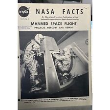 Vintage NASA Facts Vol. II, No. 8 Projects Mercury & Gemini Manned Space Flight  picture