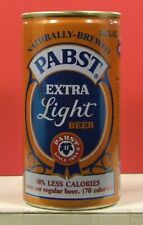 Pabst Extra Light Beer Orange Misprint Steel 12 oz Can 5 Locations 80T A/F H/G picture