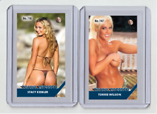 Torrie Wilson rare MH Trunk Pressed #'d x/3 Tobacco card no. 747 picture