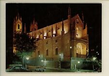 Aviation airplane chrome postcard Iberia Airlines Spain Madrid Jeronimos Church  picture
