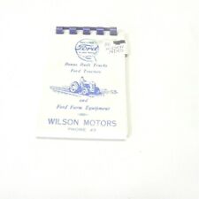 1949 FORD DEALERSHIP VINTAGE NOTE BOOK MEMO WILSON MOTORS CORVALLIS OREGON  picture