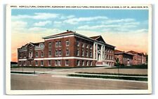 Postcard Agricultural Chemistry, Agronomy, Engineering Building Univ of WI  G36 picture