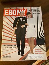 Vintage Ebony Magazine April  1967 Diahann Carroll and Maurice Chevalier Ex Cond picture