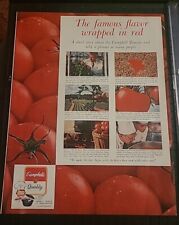 Campbell's Tomato Print Ad Advertisement 1962 10x13 picture