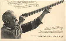 Ithaca Gun Co SCARCE Bob Edwards Inspects Barrel c1905 Postcard GREAT IMAGE picture