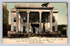 Johnstown NY-New York, New Colonial Club House, Vintage c1907 Souvenir Postcard picture