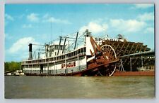 Postcard Mississippi Vicksburg Showboat Sprague Mississippi Sternwheel  A969 picture